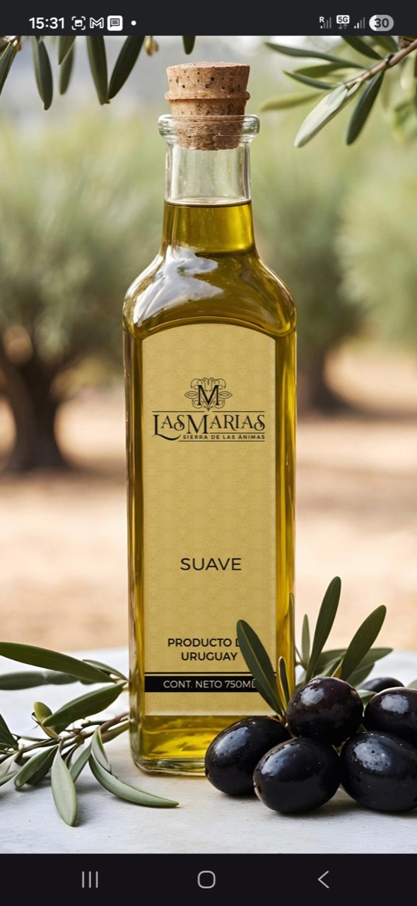 Las Marías Suave 750 ml olive oil bottle